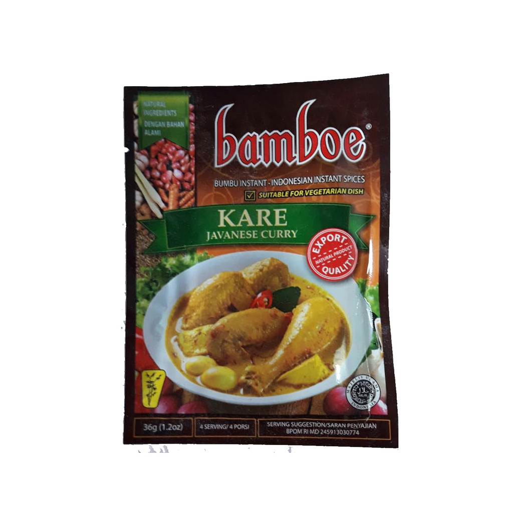 BAMBOE BUMBU INSTANT KARE 36GR