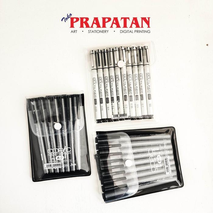 Copic Multiliner Black Set | Drawing Pen - B-2