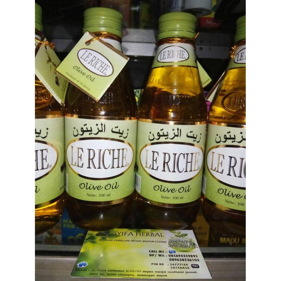 Minyak zaitun le Riche 300 ml asli Gratis bubble wrap