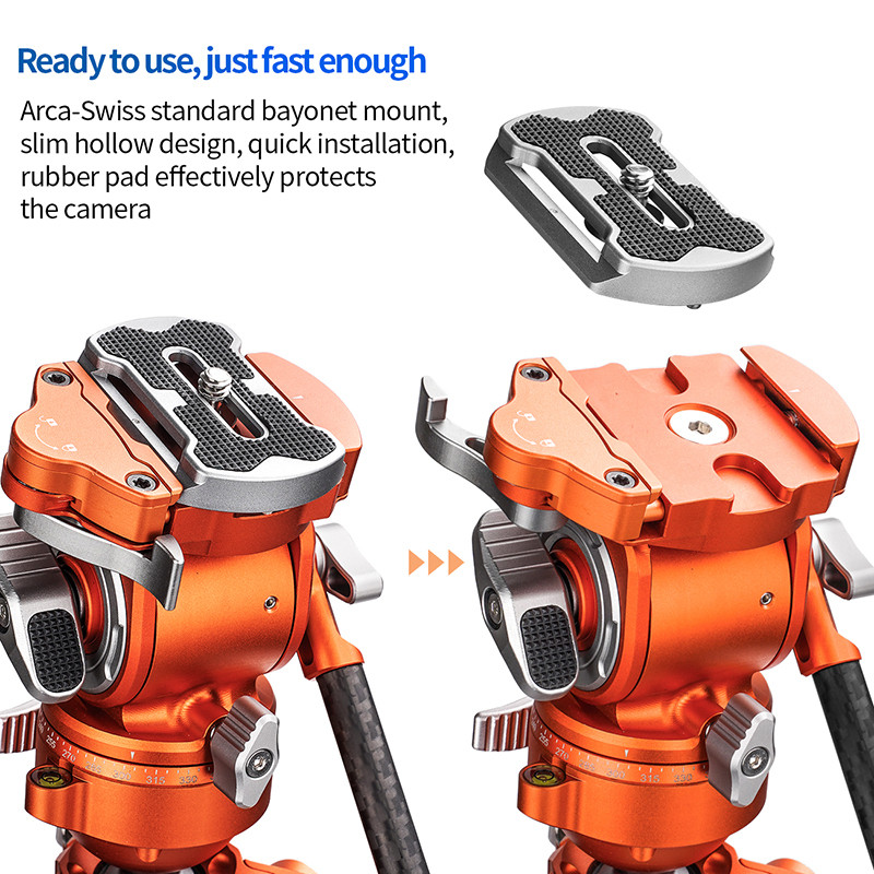 LV254CC Leopard Professuonal Tripod Fluid head