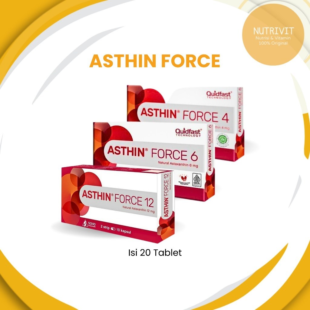 ASTHIN FORCE 4/6 MG ISI 20 TABLET