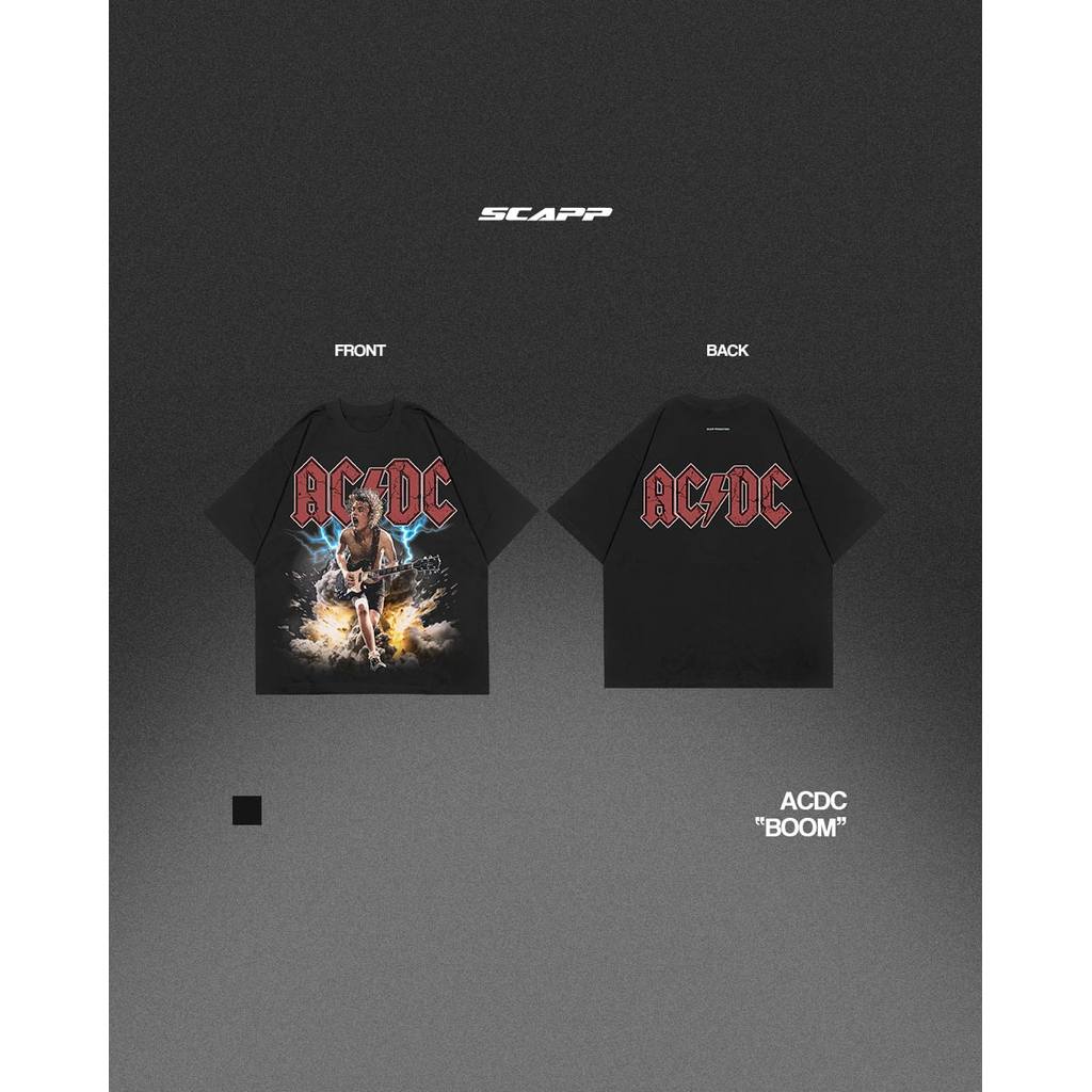 [COD] SCAPP | ACDC BOOM | OVERSIZED TEE Original Tee