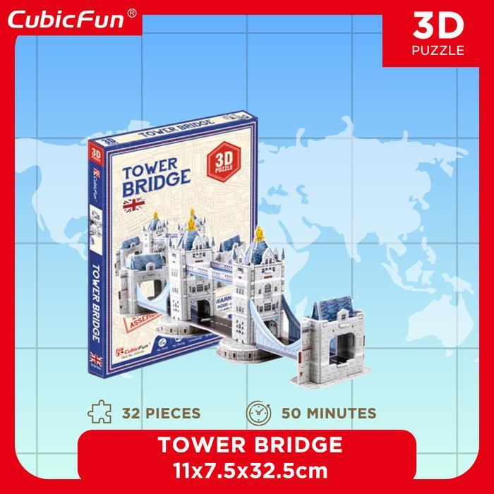 CUBICFUN Tower Bridge Mini - 3D Puzzle