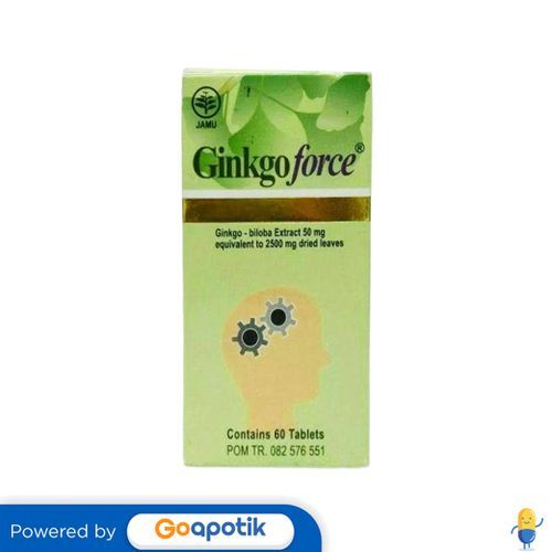 Ginkgo Force Botol 60 Tablet