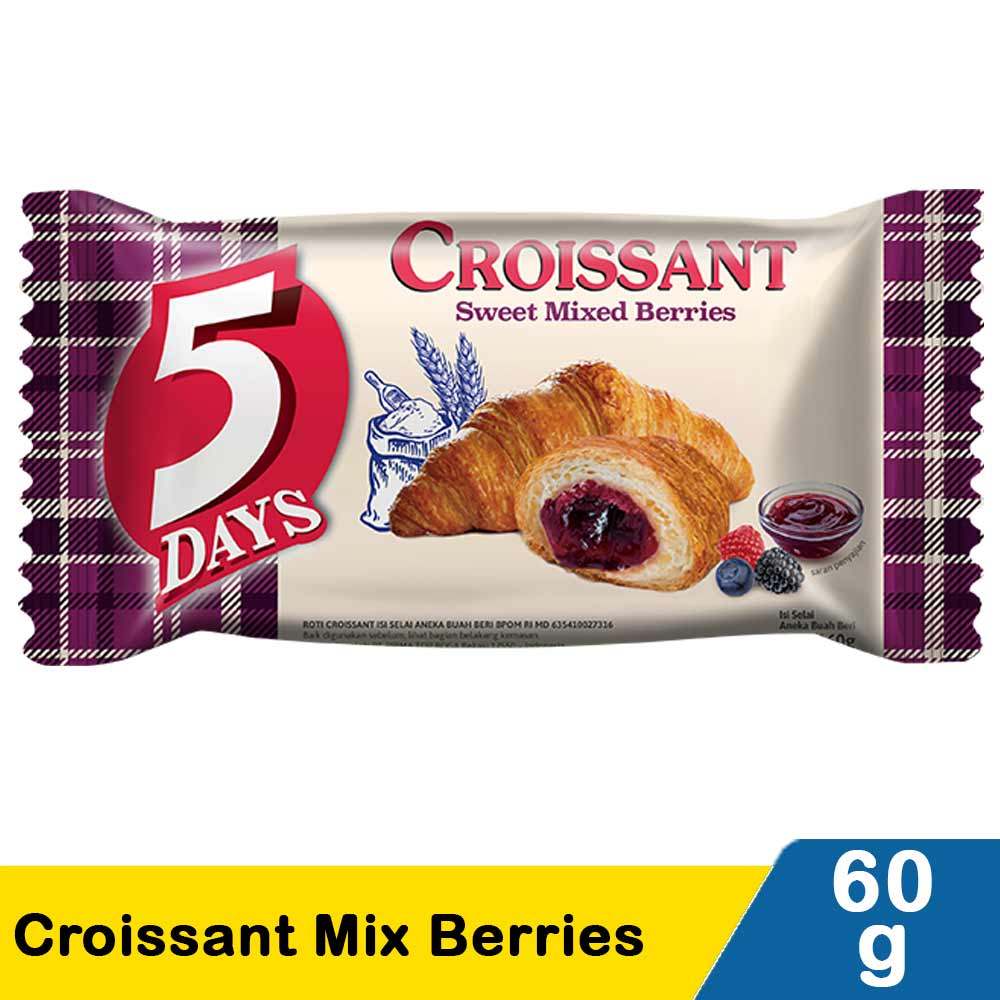 5 DAYS CROISSANT MIX BERRIES 60g