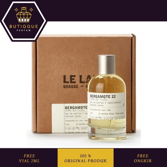 L LABO Bergamote 22 EDP 100ml Code Box Segel + Batchcode