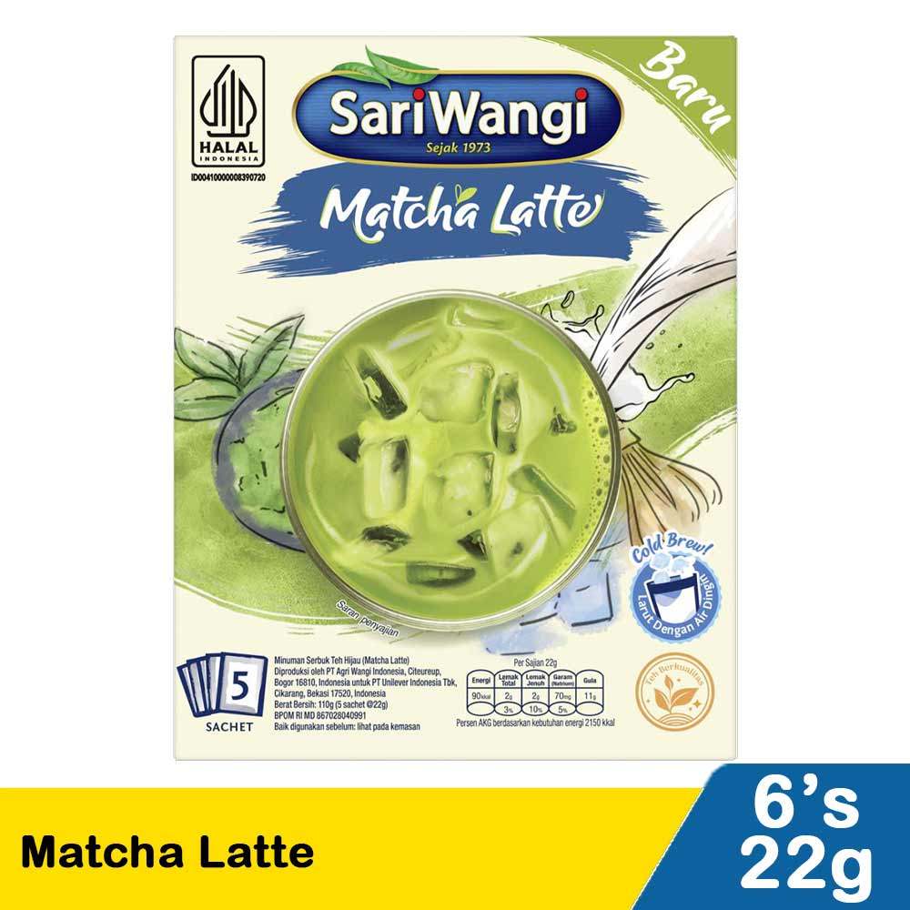 SARIWANGI MATCHA LATTE  5x22g