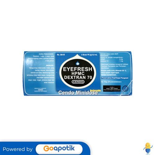Cendo Eyefresh Minidose 5 X 0.6 Ml