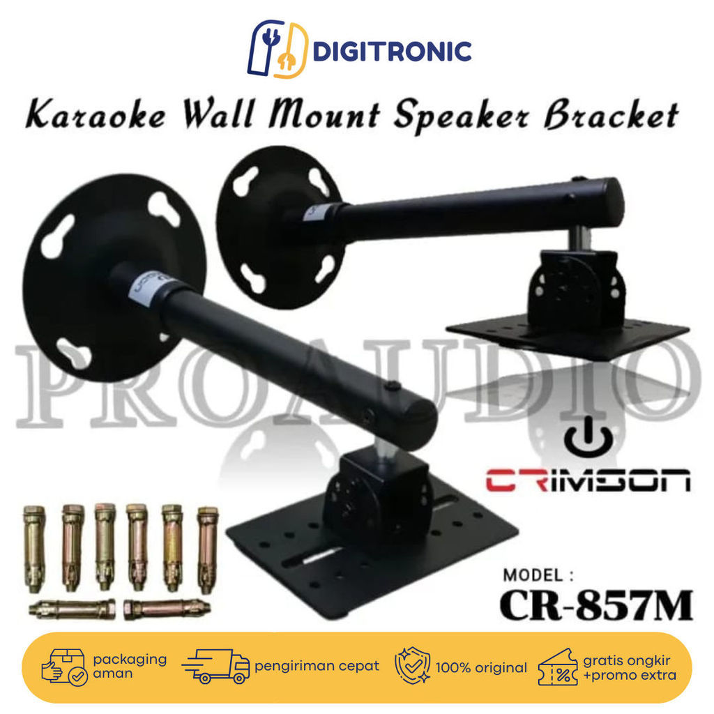 Wall Bracket Speaker Dinding Crimson CR 857M