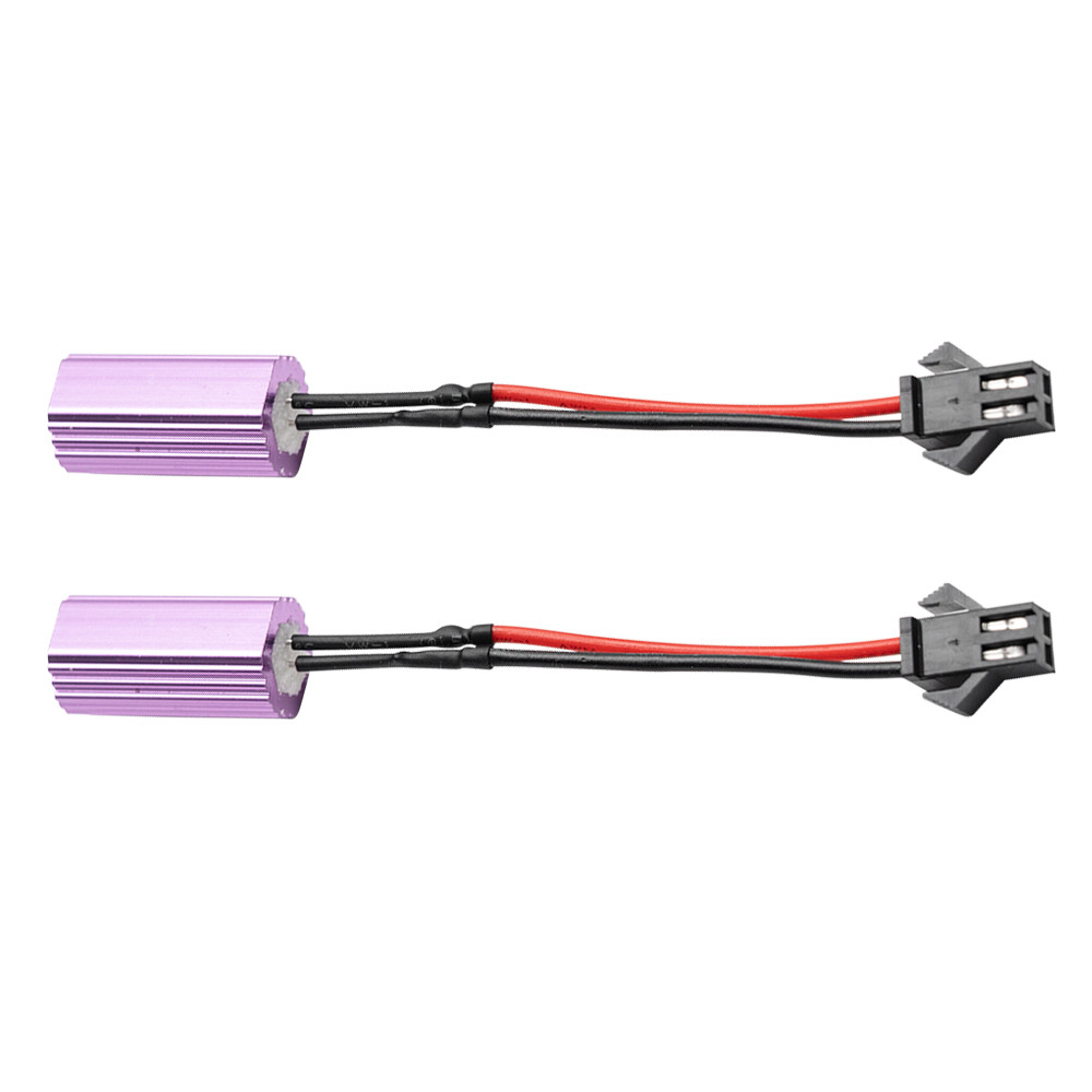 2x  Canbus Error Free Load Resistors for Fixing LED Bulb Fast Hyper Flash Turn Signal Blink Error Code