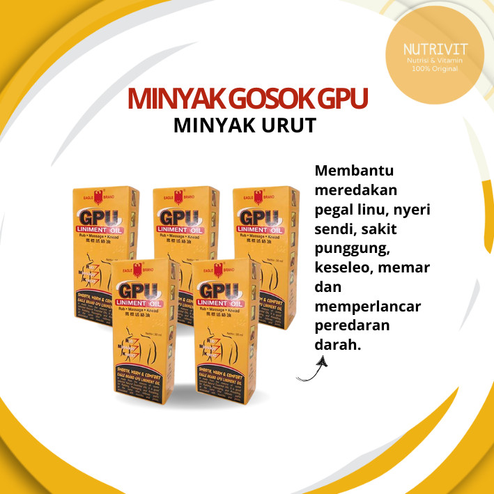 MINYAK GOSOK GPU ALL VARIANT 100% ORIGINAL