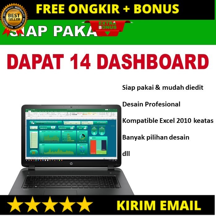 Template Dashboard Excel