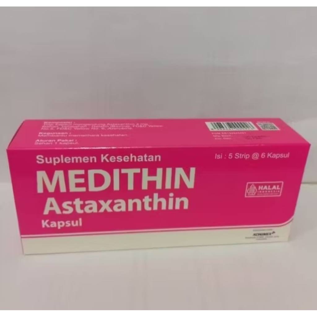 Medithin Astaxanthin 4mg Box 30 Kapsul