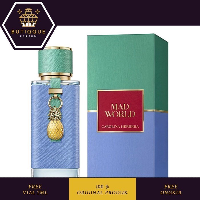 CAROLINA HERRERA MAD WORLD EDP 100 ML  Box Segel + Batchcode