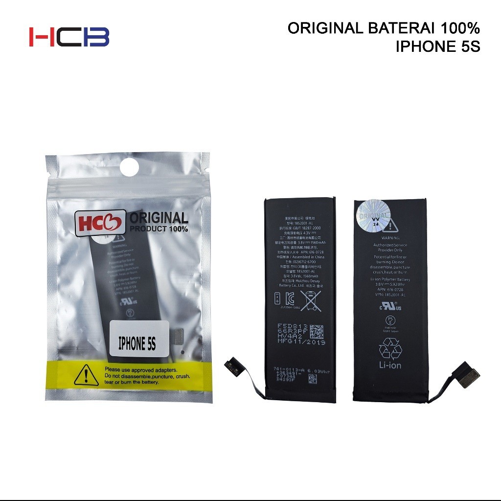 BATERAI IPH 5S ORIGINAL 100%