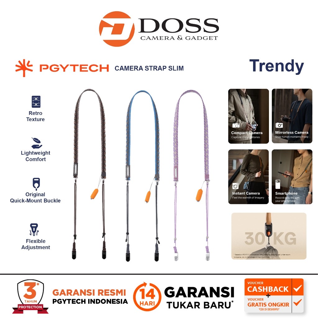 PGYTECH Camera Strap Slim TRENDY Strap Kamera