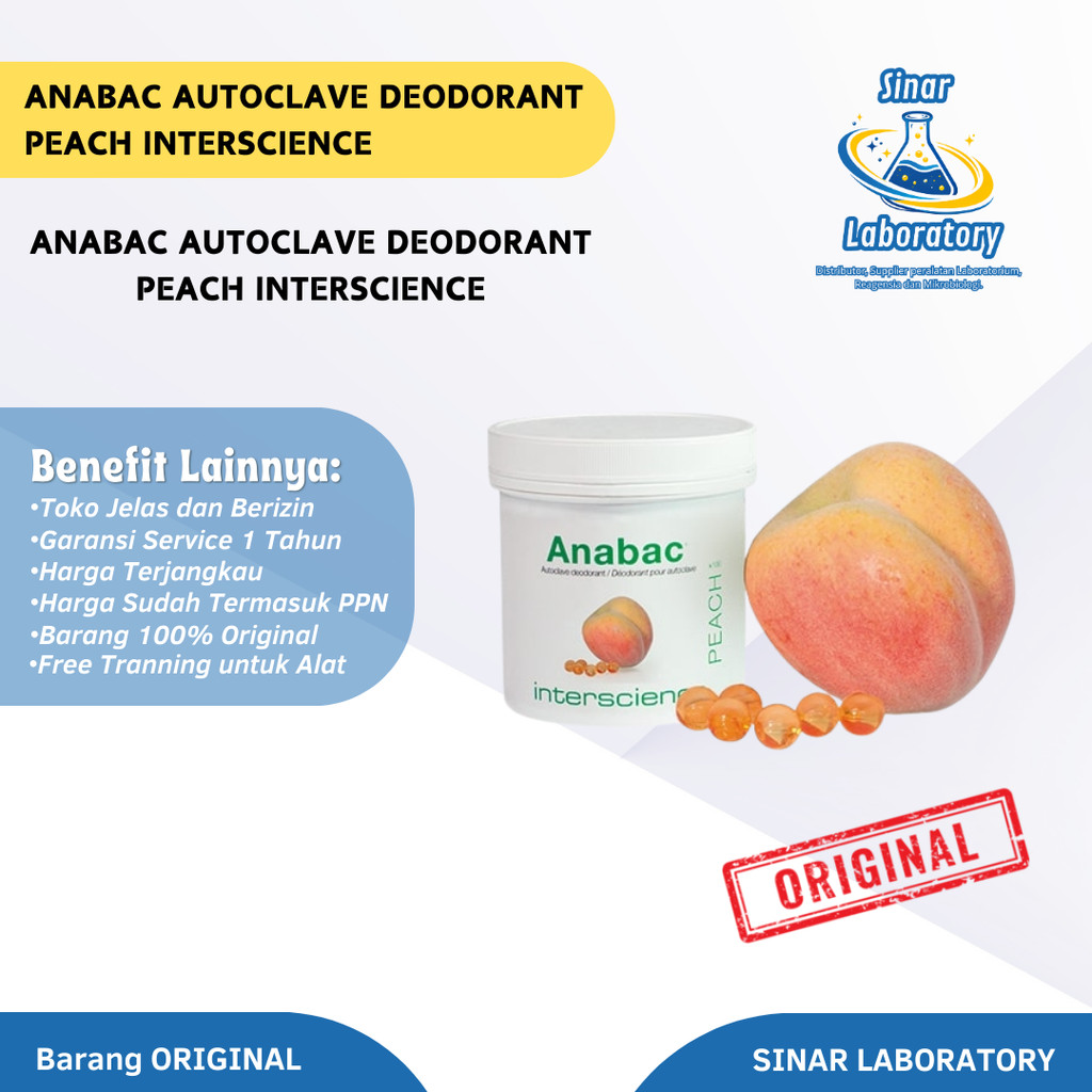 Anabac Autoclave Deodorant Peach Interscience