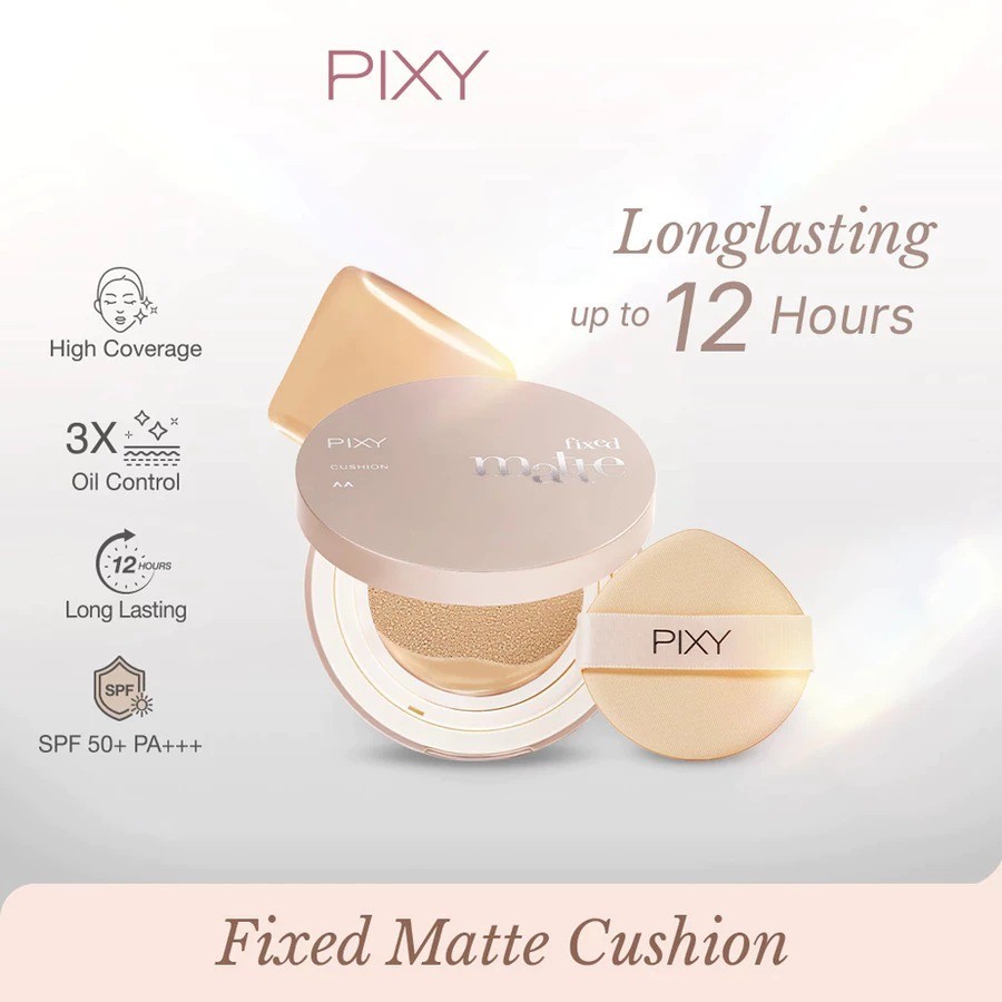 PIXY Fixed Matte Cushion 11g | High Coverage Long Lasting