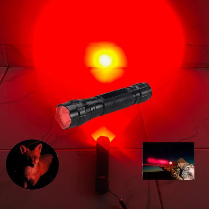 Senter led merah beuru infra red flashlht