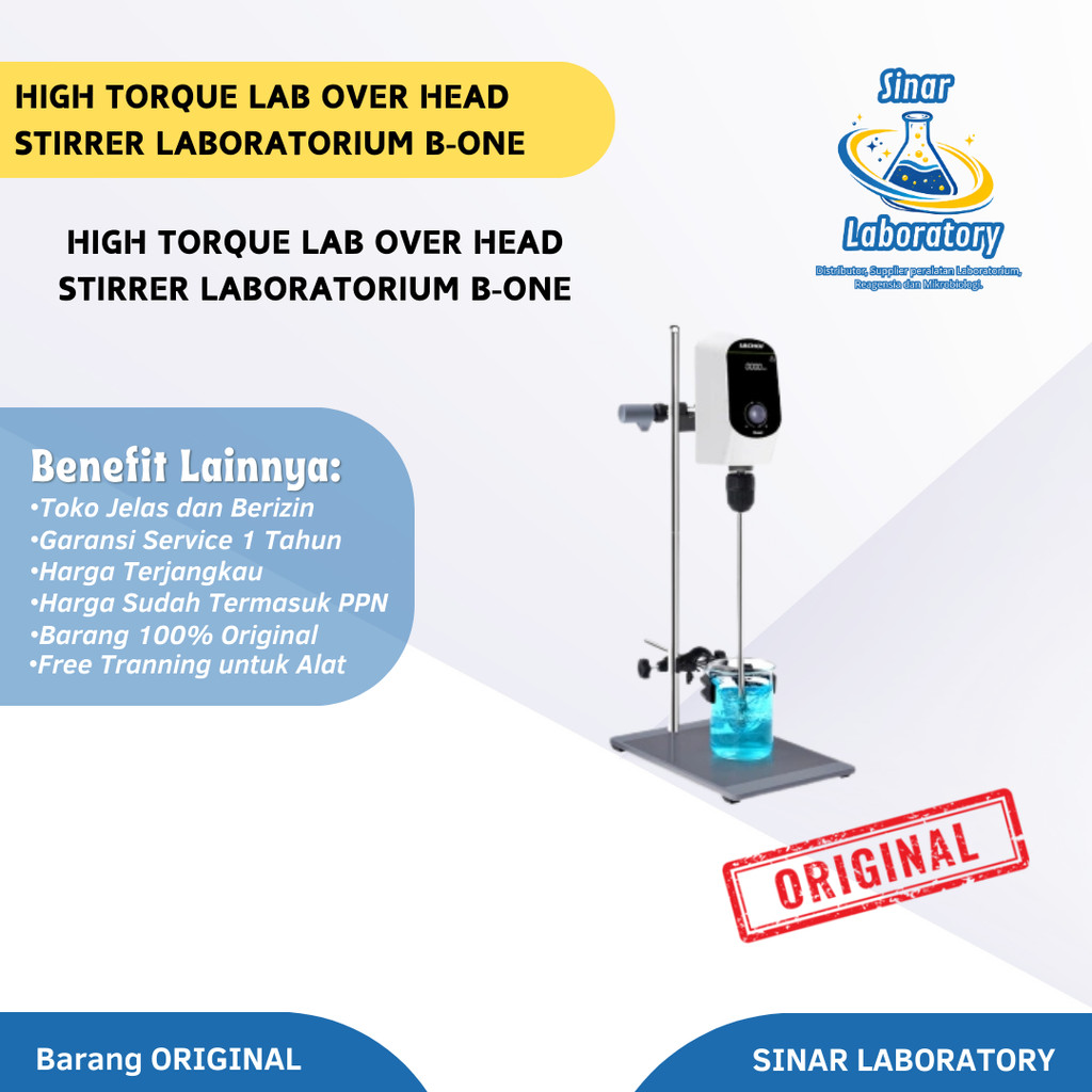 High Torque Lab Over Head Stirrer Laboratorium B-One