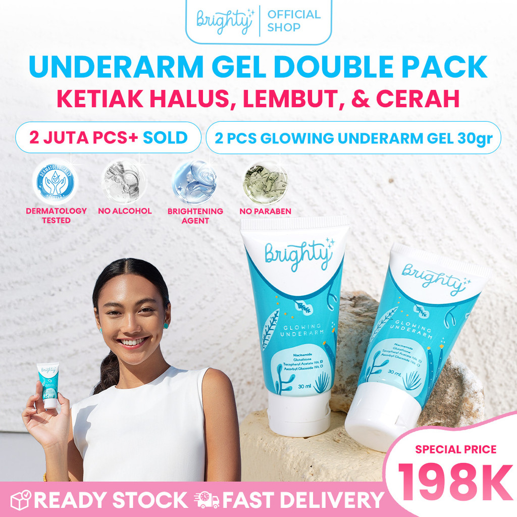 [bundle Glowing] Brighty Glowing Underarm 2 Pcs