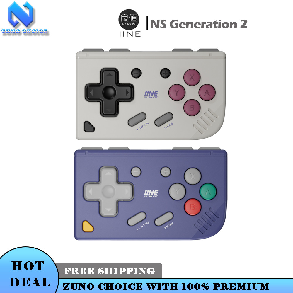 IINE Mini Controller Retro Ananke Gen 2 Mini Game Controller Long Battery Life Bluetooth Gamepads RetroPocket Gamepad Controller
