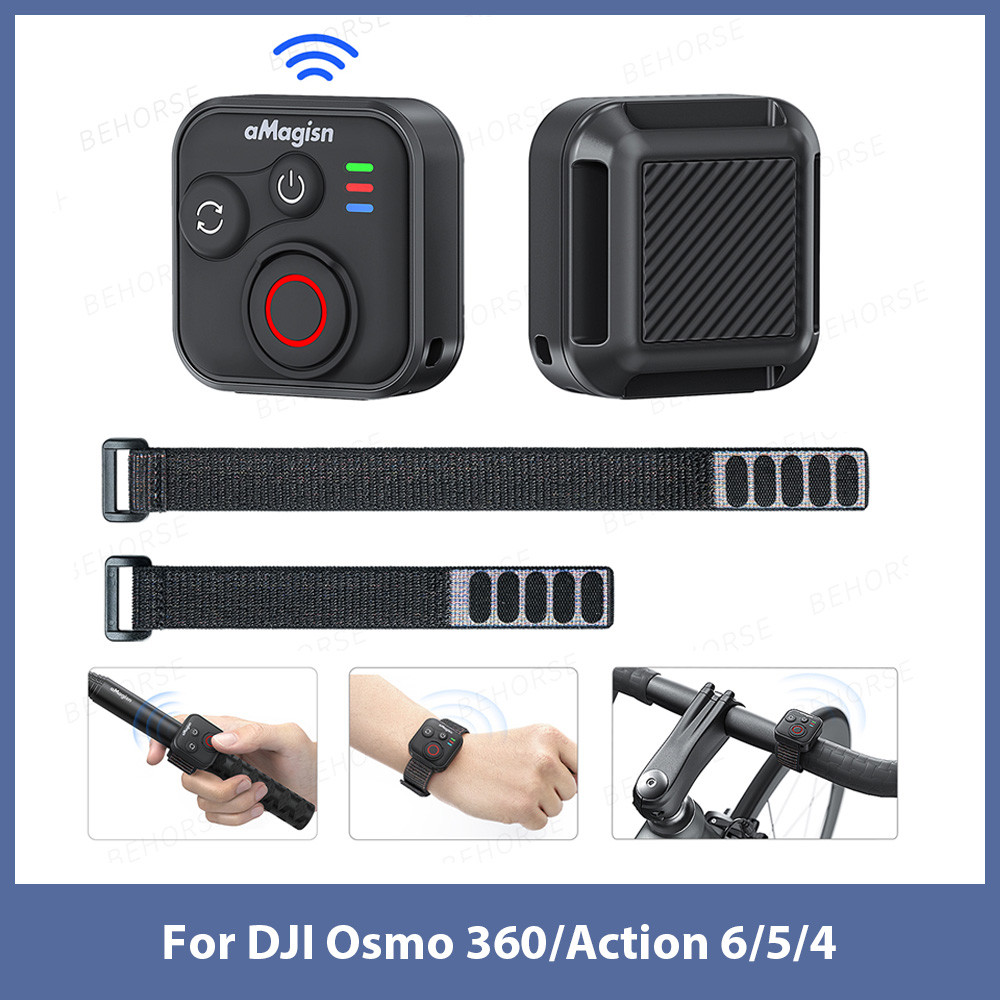Wireless Bluetooth Remote Controller for DJI Osmo 360/Action 6/5 Pro/4 50M Remote Control Device Waterproof Material