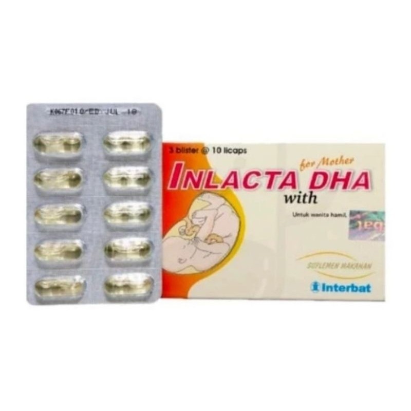 Inlacta DHA Strip 10 Kapsul