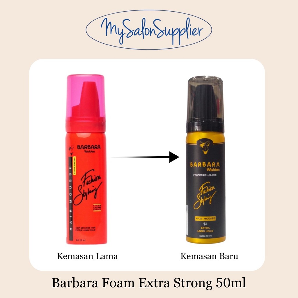 Barbara Foam Merah Extra Strong 50ml (diskon)