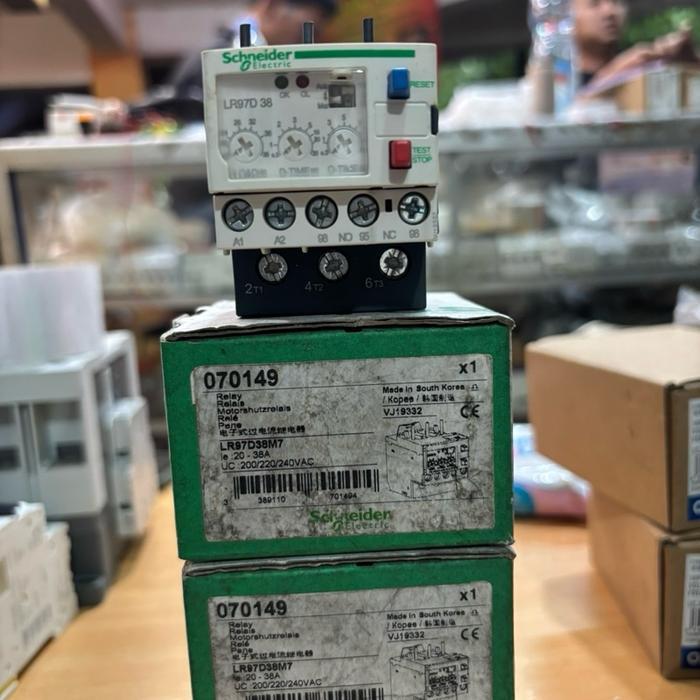 SCHNEIDER OVER CURRENT RELAY LR97D38M7 ORIGINAL