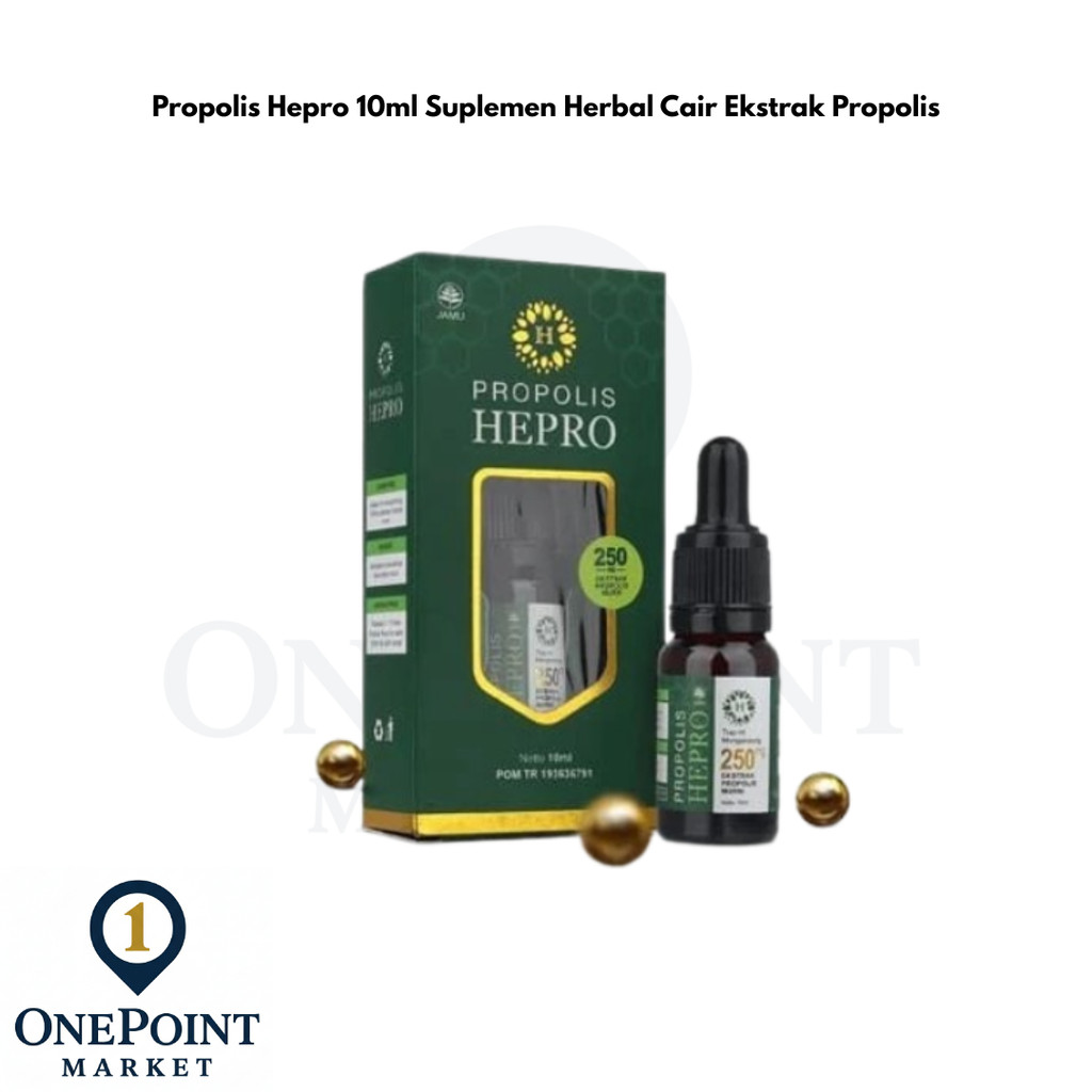 Propolis Hepro 10ml Suplemen Herbal Cair Ekstrak Propolis