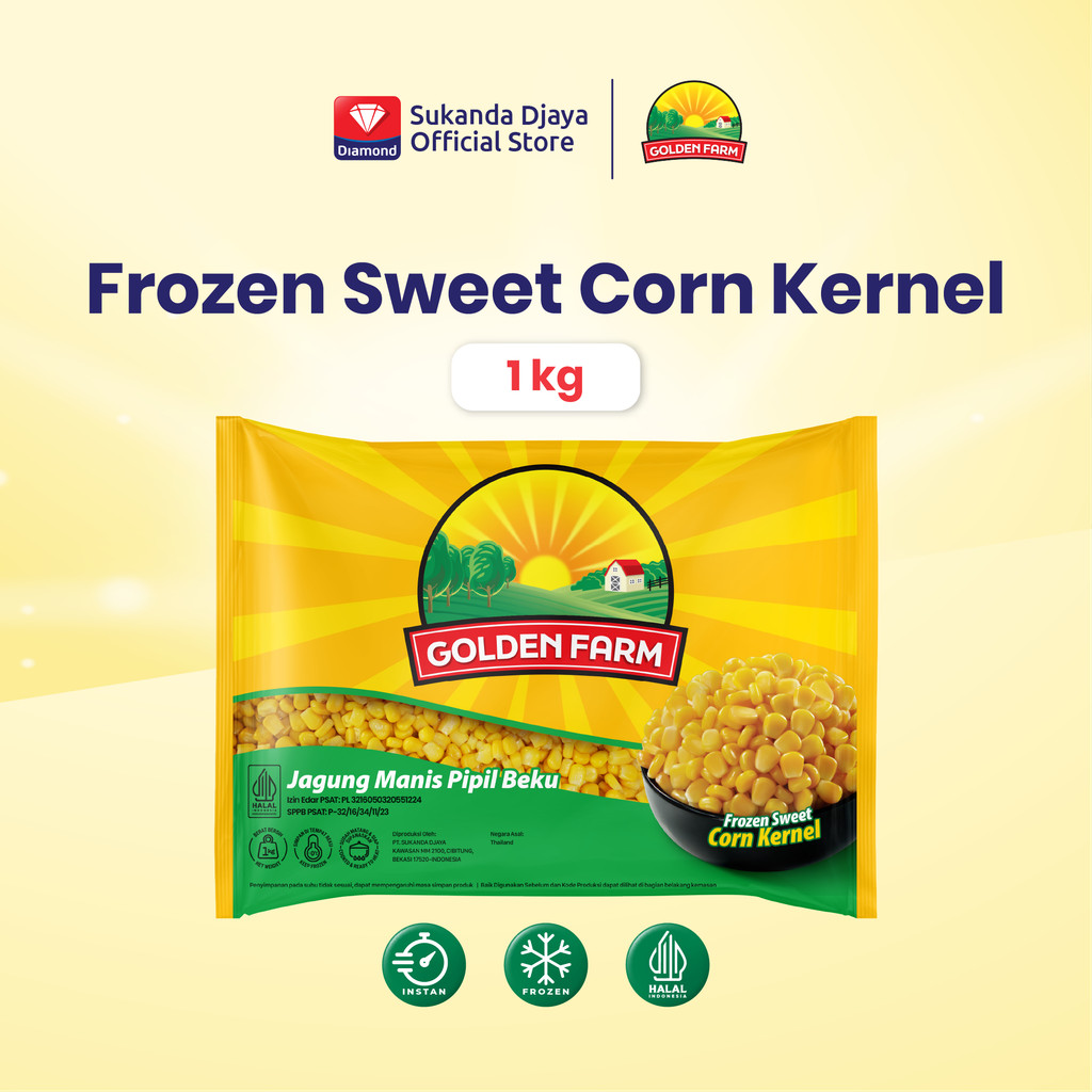 GOLDEN FARM - Kernel Corn 1 KG