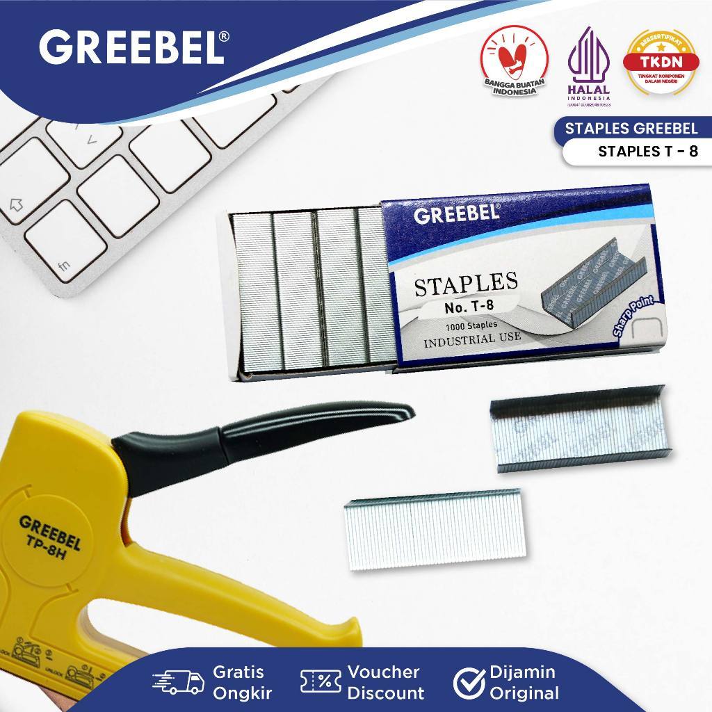 Staples Isi Stapler Refill - Greebel T8