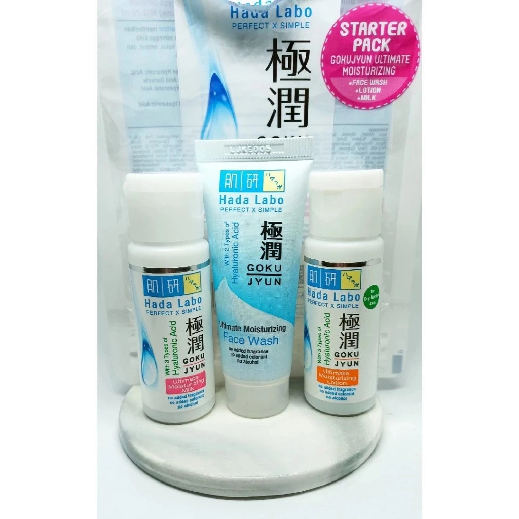 Hada Labo Starter Pack 3 Varian Kulit Sehat