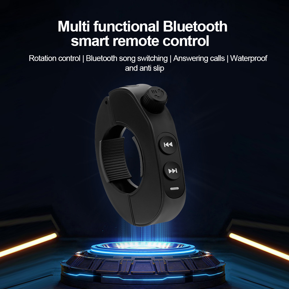 Motorcycle Handlebar Mea Controller Steering Wheels Swit Bluetooth-compatible Wireless Mea Smart Phone Remote Controller