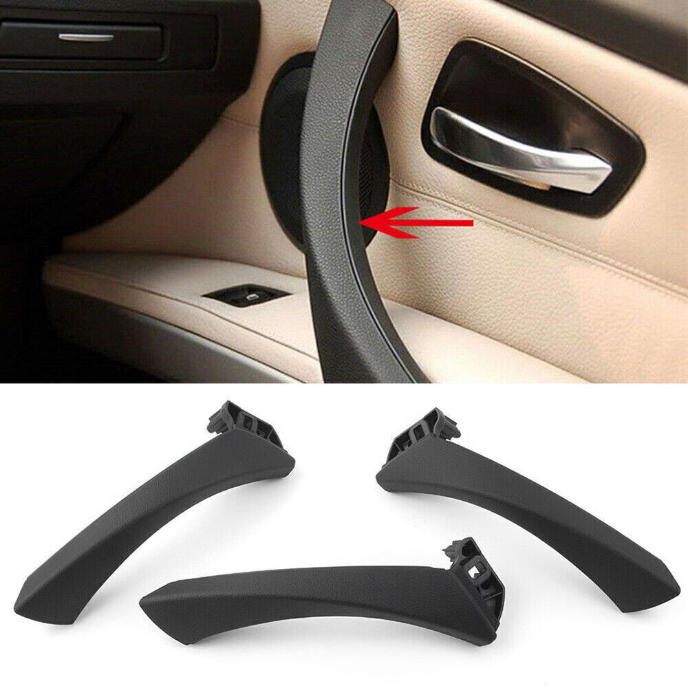 Left Right Side Door Handle Black For BMW 3 Series 2005-2012 E90 E91 E92 E93