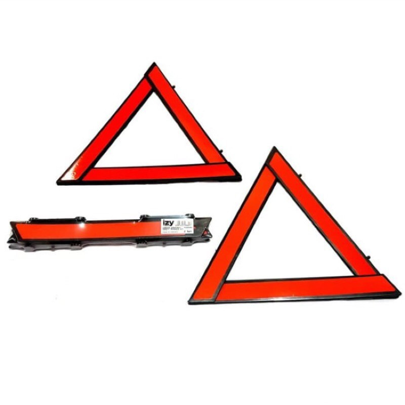 Segitiga pengaman mobil - segitiga izy 2 pcs