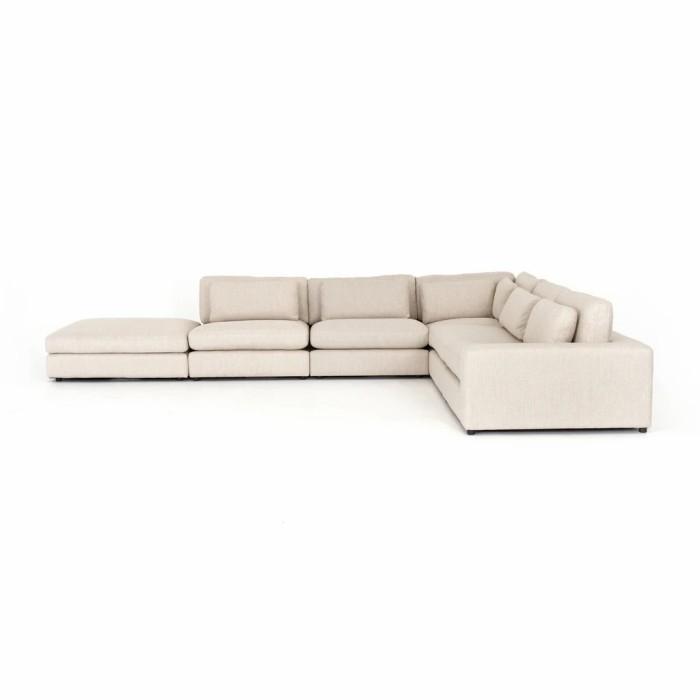 set sofa sudut minimalis jati