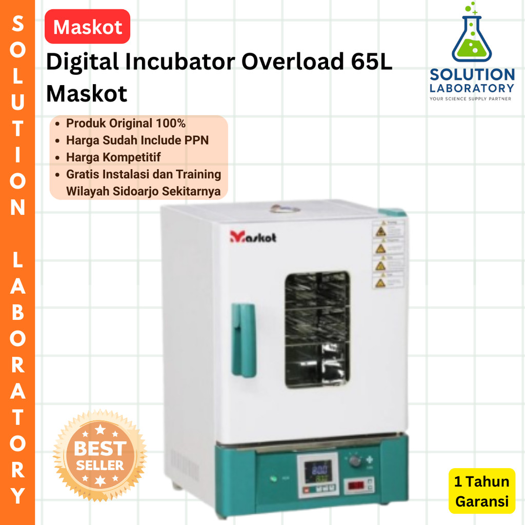 Digital Incubator Overload 65L Maskot