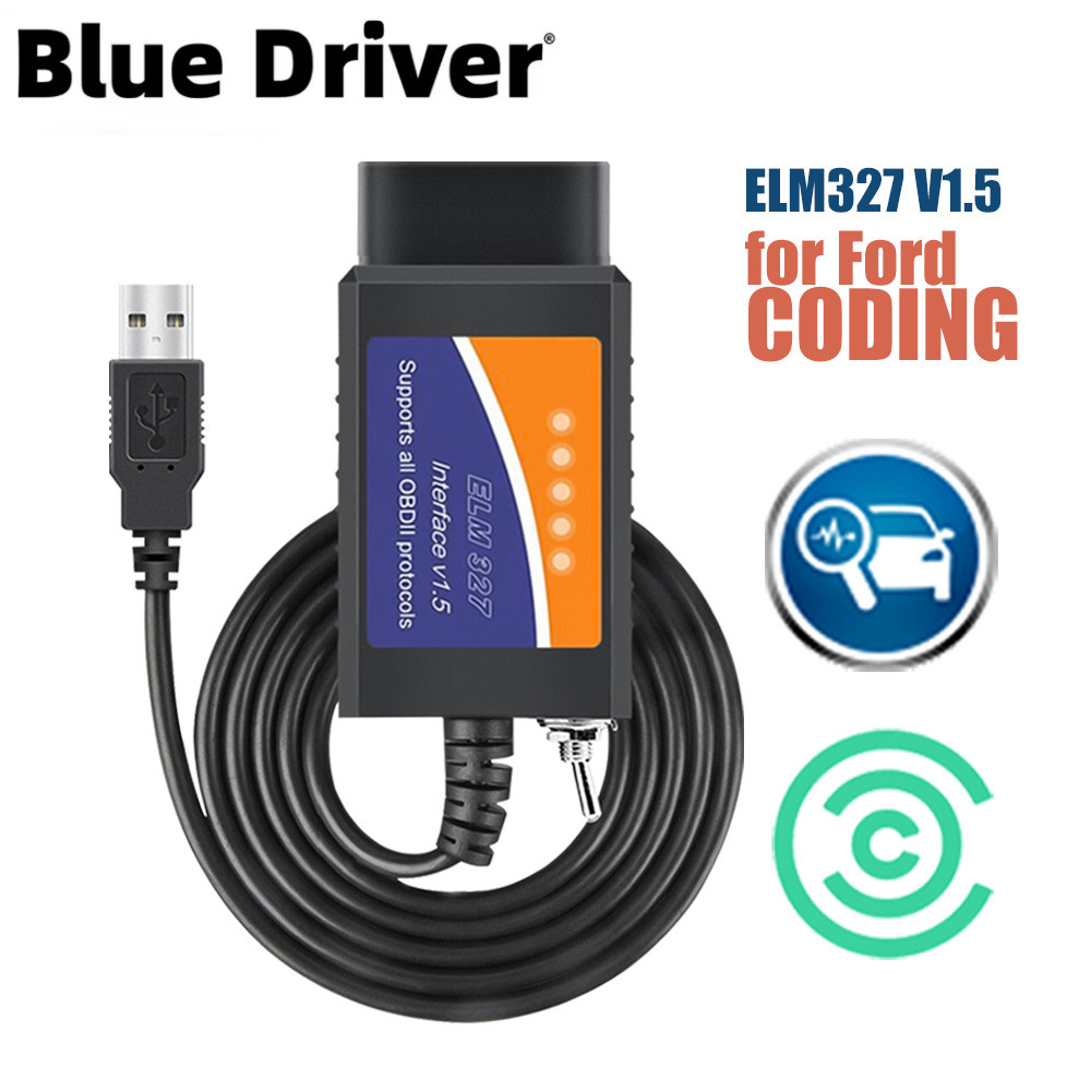 OBD2 ELM327 USB v1.5 FORScan Scanner ELM327 FORScan Pro Code Reader Auto agnostic Scan Tool  Ford Hidden Function Programming