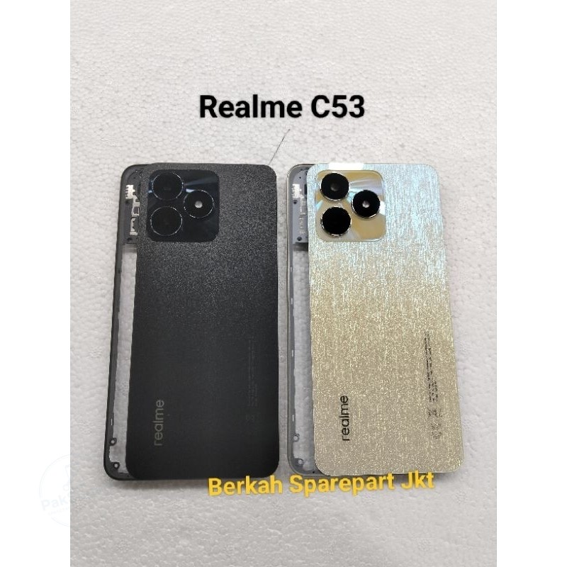 CASING FULLSET BEZEL + BACKDOOR REALME C53 NEW