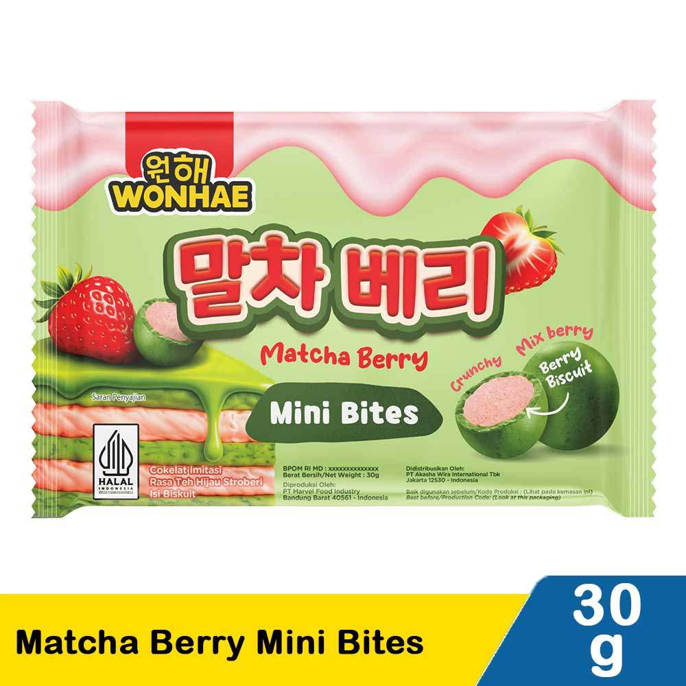 WONHAE MATCHA BERRY MINI BITES 30g