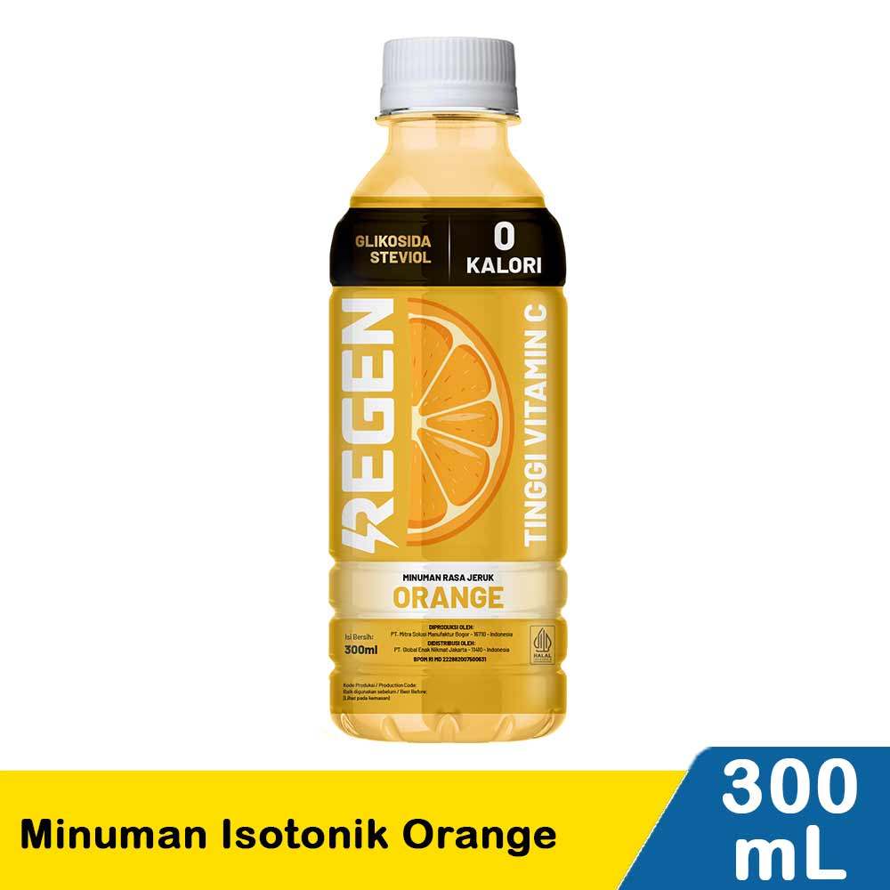 REGEN MINUMAN ISOTONIK ORANGE 300ml