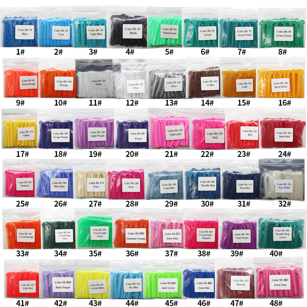 40sticks 1040Pcs Elastic O type Tie