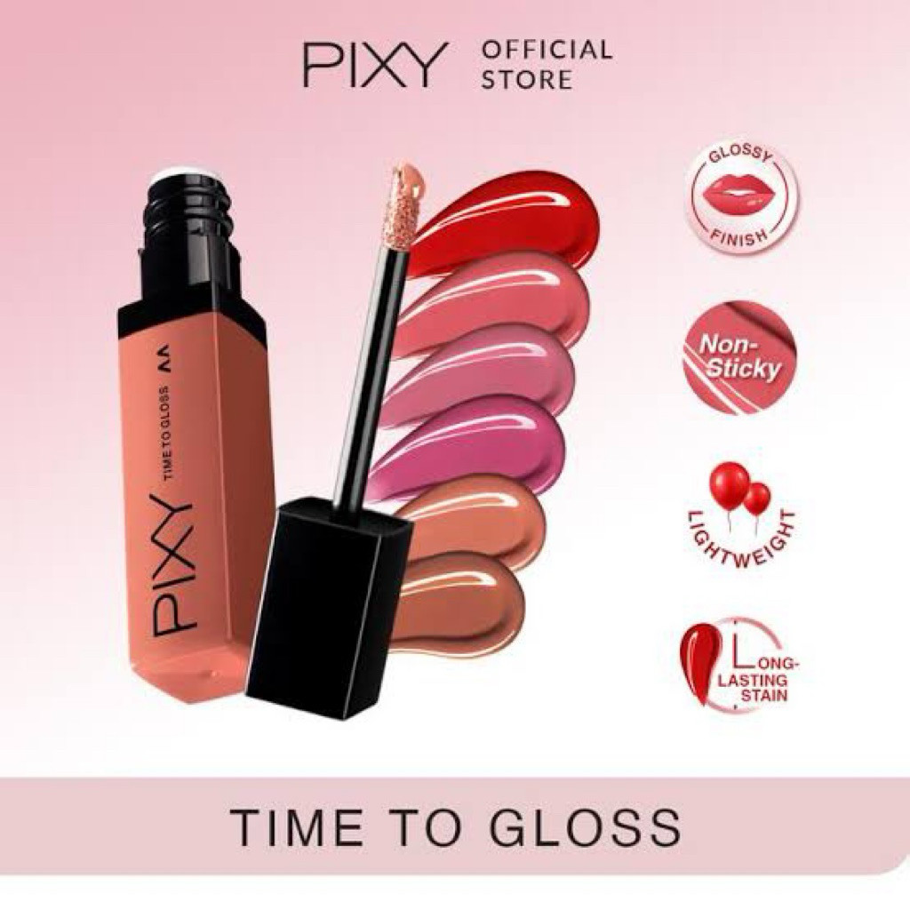 Pixy time to gloss lips