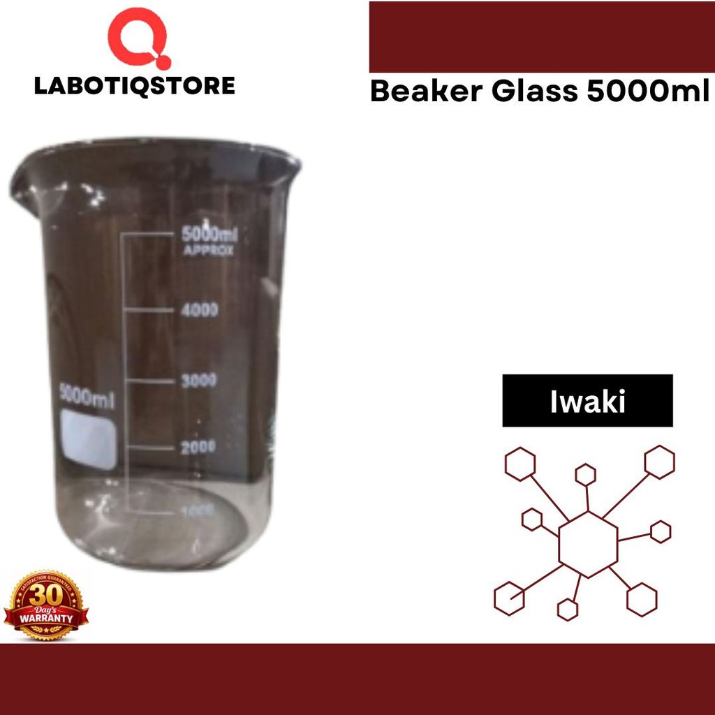 Beaker Glass 5000ml Iwaki