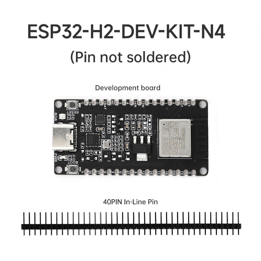 ESP32-H2 Microcontroller Development Board ESP32-H2-DEV-KIT-N4-M Module Support BLE 5 /Zigbee/Thread Wireless Communication