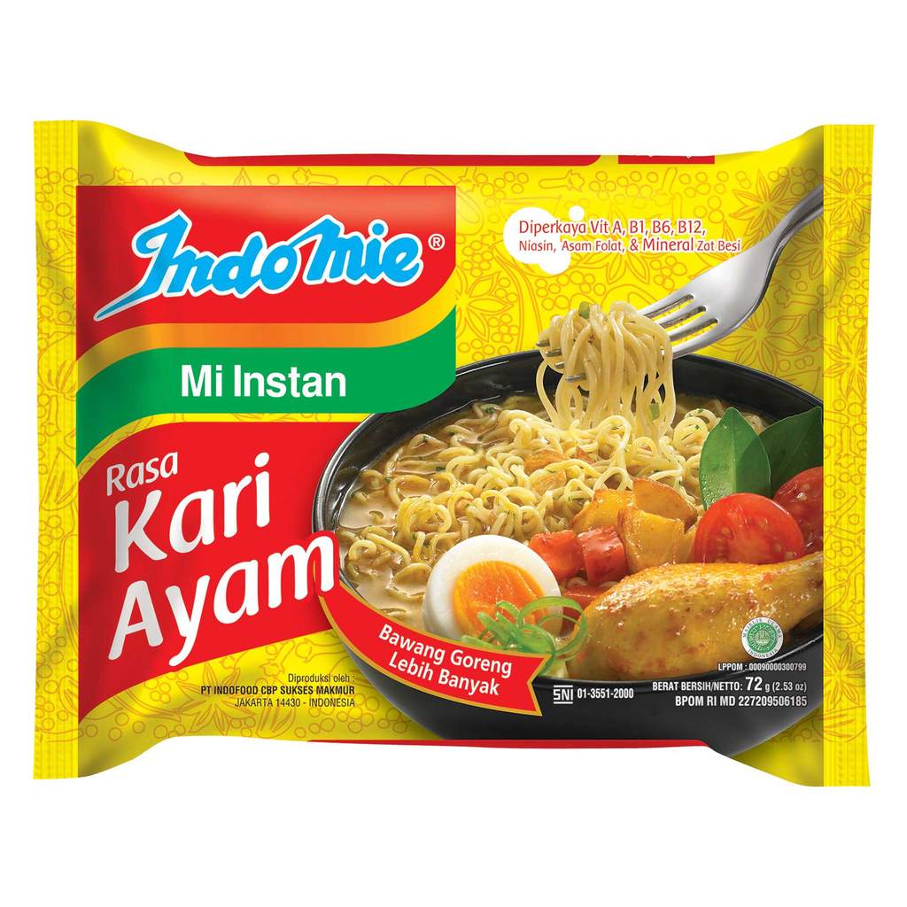 INDOMIE KARI AYAM 72GR