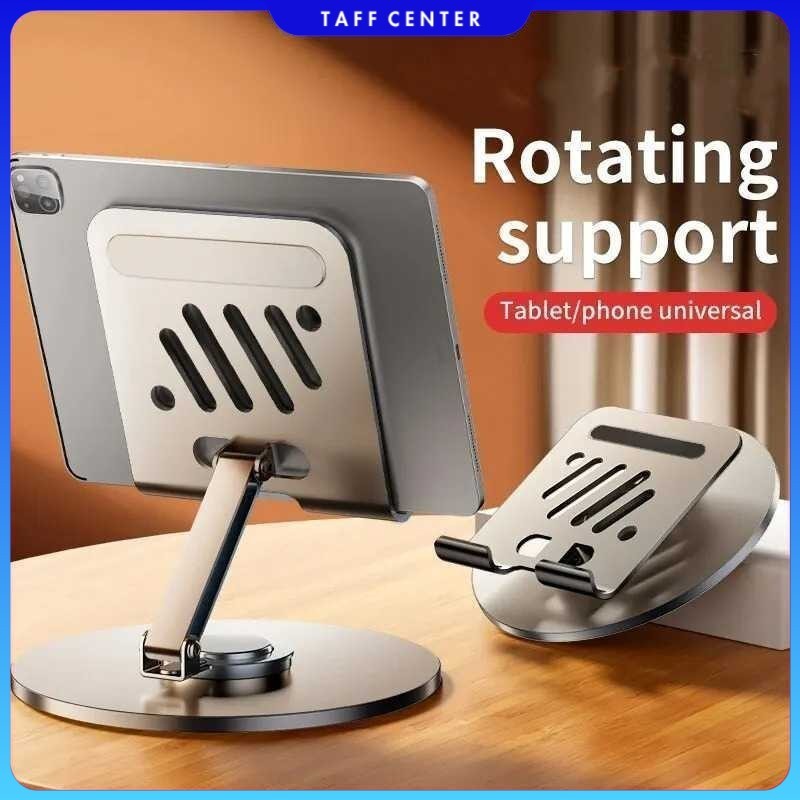 Tablet Holder Stand Foldable 360 Rotation Aluminium Foldable - P50