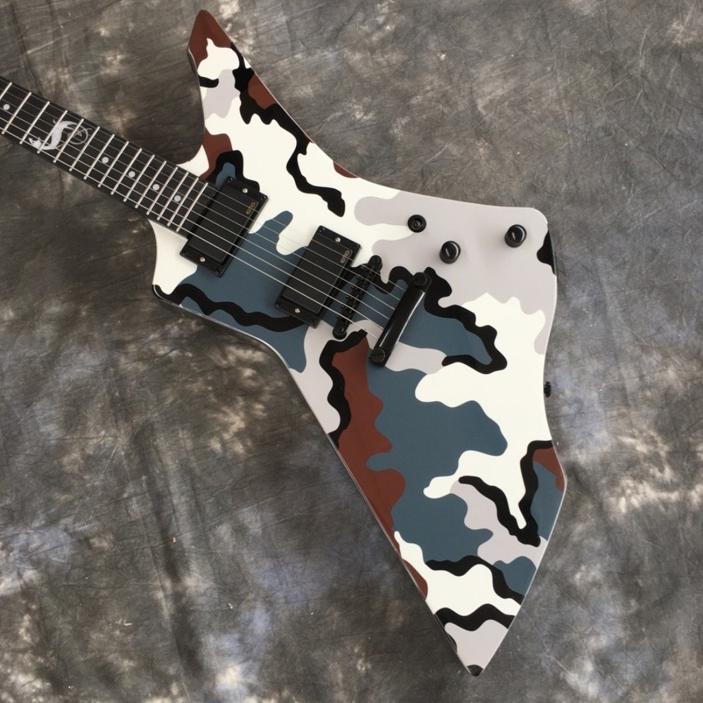 High Quality James Snakebyte 6 Strings Solid Body Electric Guitar,HH Pickups